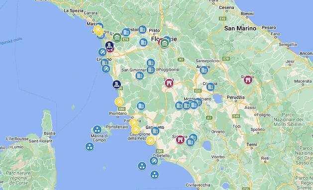 Toskánsko, Itálie: 27 nejkrásnějších míst a 7denní itinerář + mapa 23