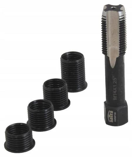 Sada pro opravu regenerace závitu svíček M14x1.25 Závitník + pouzdra
