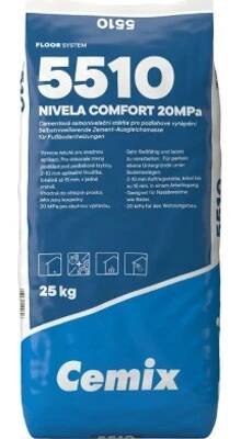  CEMIX 5510 samonivelační stěrka cementová NIVELA COMFORT 20Mpa 25Kg (48ks) 