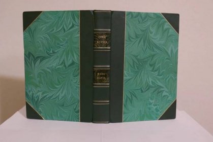 Leather Books, Book binding, Fine Binding, Book Repar, Ann Arbor, Michigan - Bohemio Bookbindery - book repair, dissertation