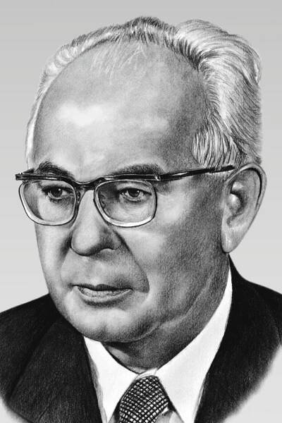 Gustav Husák - reprodukce kresby
