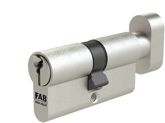 FAB Bezpečnostní cylindrická vložka FAB 1.02/DNm 40+55 3KL. s knoflíkem