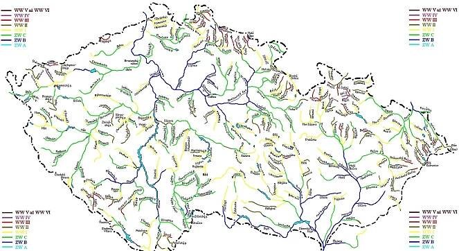 Oblíbené řeky ke sjíždění: Nejlepší sjízdné řeky ČR