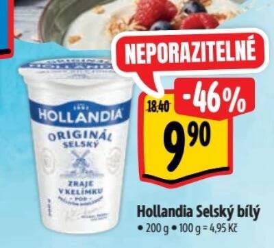 V akci je i jogurt Hollandia