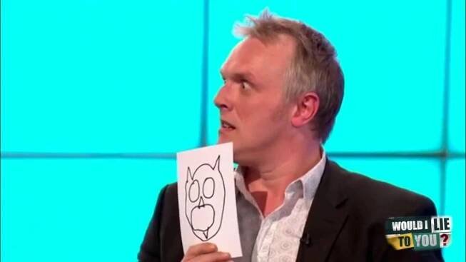 Greg Davies and his evil owl - Would I Lie to You?