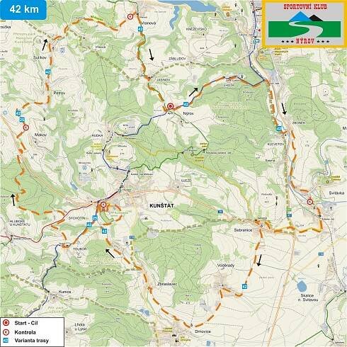 Trasa 42 km