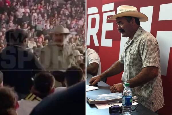 UFC legend Don Frye punched a fan Saturday at UFC 270.