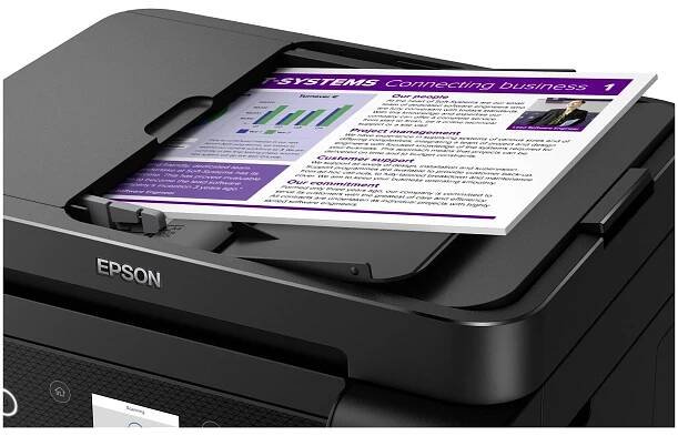 Epson EcoTank ET-3850 multifunkční tiskárna A4 tiskárna, skener, kopírka ADF, USB, Wi-Fi, Tintentank systém, duplexní, L