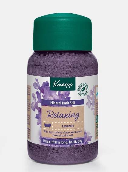Fotografie Sůl do koupele Kneipp Levandulové snění 500 g