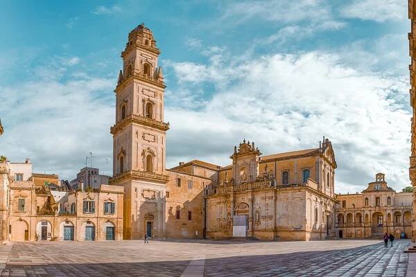 Piazza del Duomo in Lecce, Italy