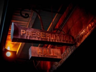 preservation hall jazz music historic building new orleans louisiana