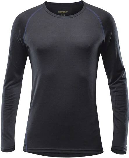 Devold BREEZE MAN SHIRT - Pánské termo triko - černá | SPORTISIMO.CZ