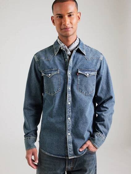 LEVI'S Košile 'Barstow Western' modrá