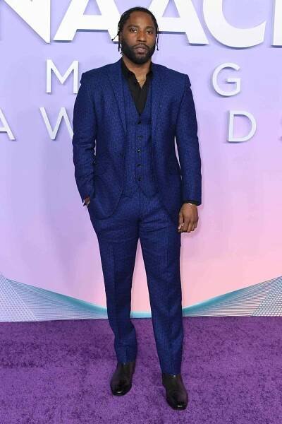 John David Washington attends the 56th NAACP Image Awards at Pasadena Civic Auditorium on February 22, 2025 in Pasadena, California. 