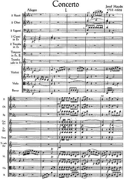 Trumpet Concerto in E-flat major, Hob.VIIe:1 (Haydn, Joseph) – IMSLP