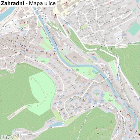Zahradní - mapy | Kurzy.cz