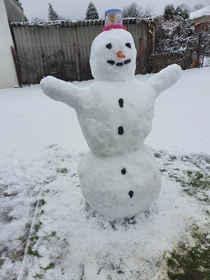*** 2021 *** - Letos první sněhulák  ⛄⛄