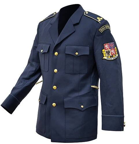 Sako hradní nebo čestné stráže ČR MODRÉ Armáda ČR 8609215-M L-11