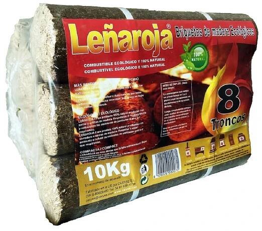 Leňaroja Palivová dřevěná briketa, pr. 75 mm