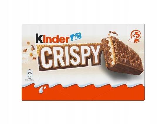 KŘUPAVÝ Oplatek TYČINKA KINDER CRISPY 5 kusů 170 g