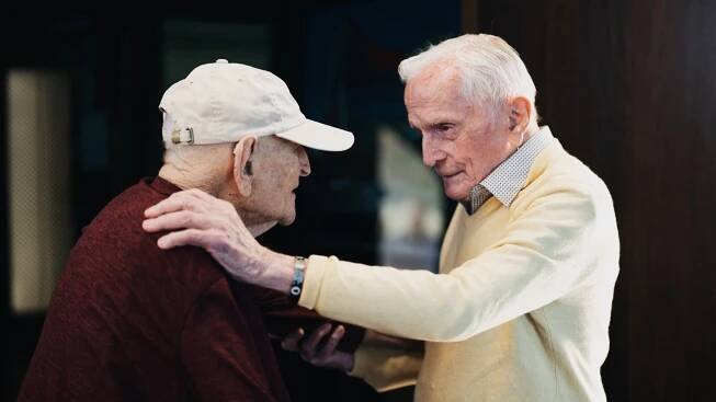 80 years later, a Holocaust survivor meets an American soldier who helped free him