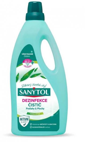 SANYTOL dezinfekce podlahy&plochy eukalyptus 1L