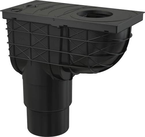 Alca AGV4 vpusť přímá 300 x 155/125/110 černá