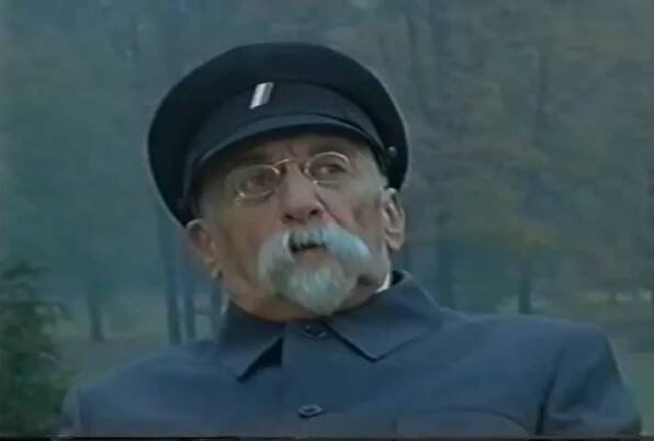 Gustav Opočenský jako Tomáš Garrigue Masaryk v prvním dílu seriálu Gottwald