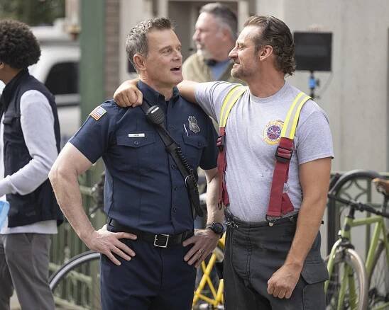 Peter Krause, Callum Blue - Záchranáři L. A. - Hotshots - Z filmu