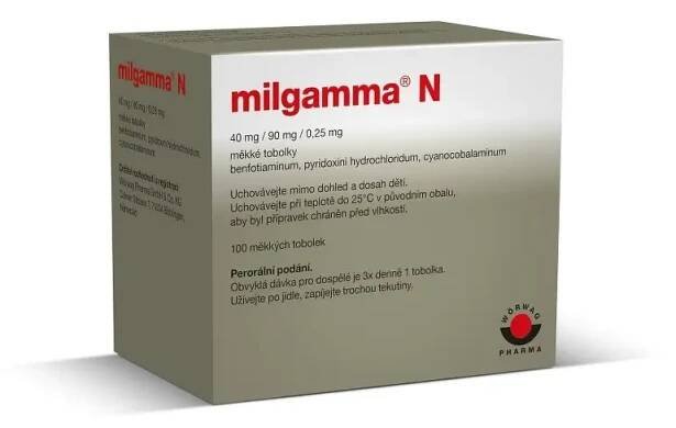Lék na neurologické potíže Milgamma N