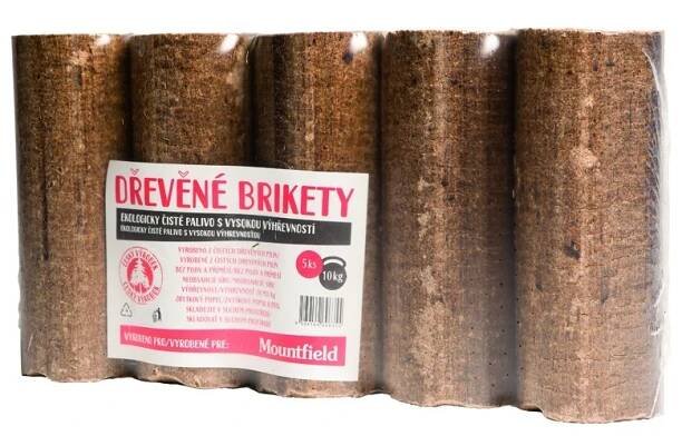 Dřevěné brikety, 10kg
