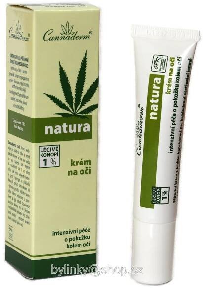 Cannaderm Natura oční krém 15 ml