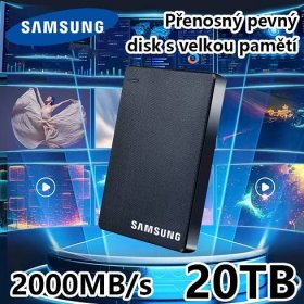 【2000 MB/s】 První přenosný pevný disk Samsung s velkou pamětí 