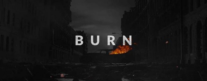 Burn – přes 230 spalujících ohňových efektů pro video – Shutterstock