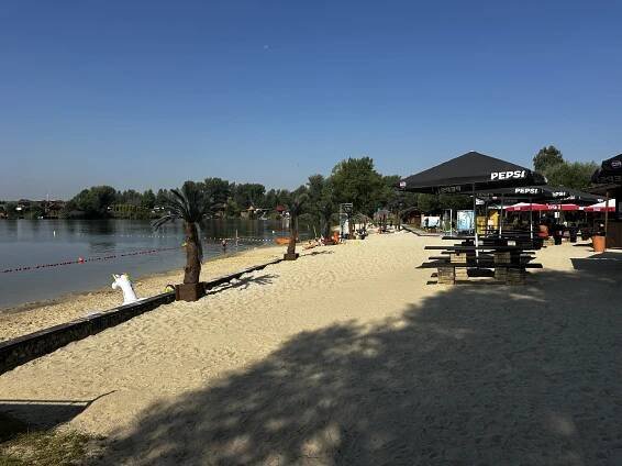 Olza – zahradnictví (ogrodnictwo) i koupaliště s písčitou pláží