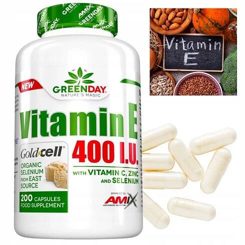 Vitamín E Vitamin C Organický selen Bisglycinát Zinek Zinek 100 dní