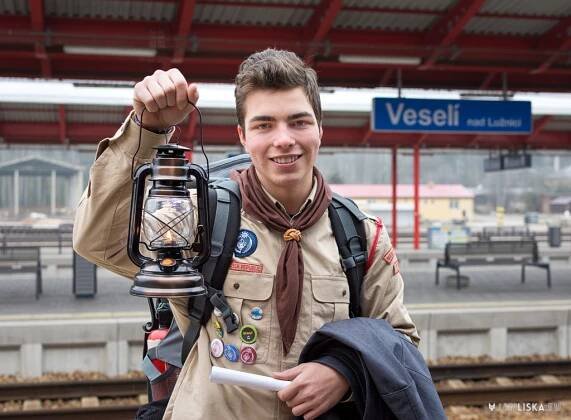 Fotoreportáž Veselí nad Lužnicí Betlémské světlo