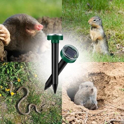Odpuzovač krtků, hrabošů, syslů - Sada 4 ks - Zoltamarket.cz