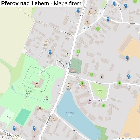 Přerov nad Labem - mapy | Kurzy.cz