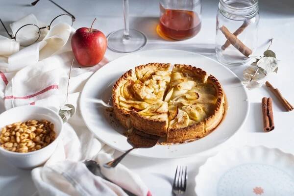 Babiččin jablečný koláč s pudinkem: skvělý recept