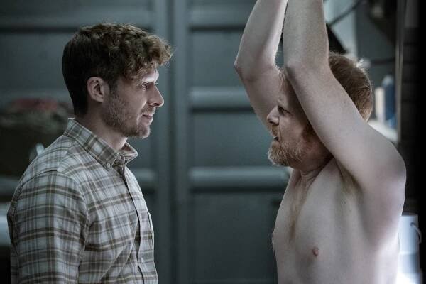 Zach Gilford and Nathan Ray Clark in 'Criminal Minds: Evolution' - 'Moose'