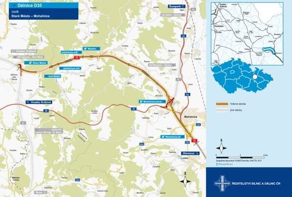 Pokračuje příprava staveb dalších úseků dálnice D35