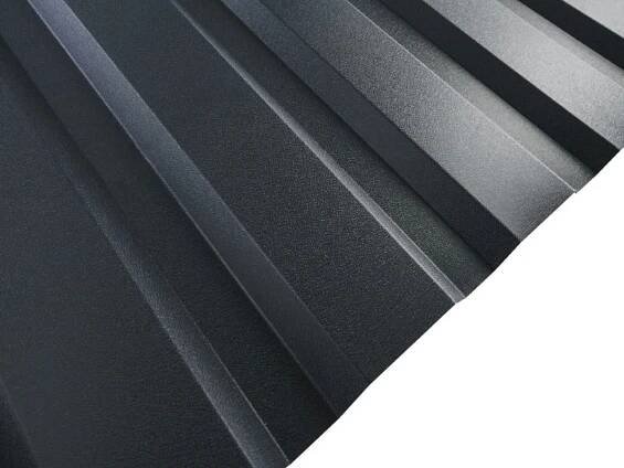 Obrázek produktu Plech trapézový střešní NORTIA T-18 SSAB Premium Matt antracit – 0,5 mm