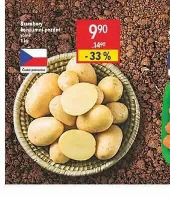 Globus Brambory konzumní pozjdní nabídka
