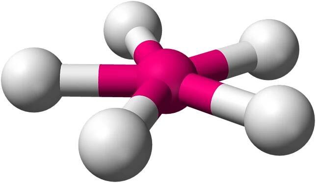 Pentagonal planar molecular geometry