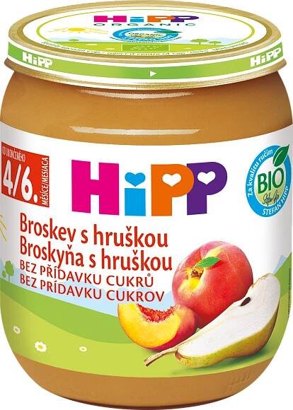 HiPP BIO Broskev s hruškou 125 g