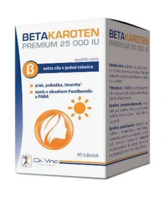 Beta karoten Premium 25 000 IU Da Vinci Pharma 90 tob.
