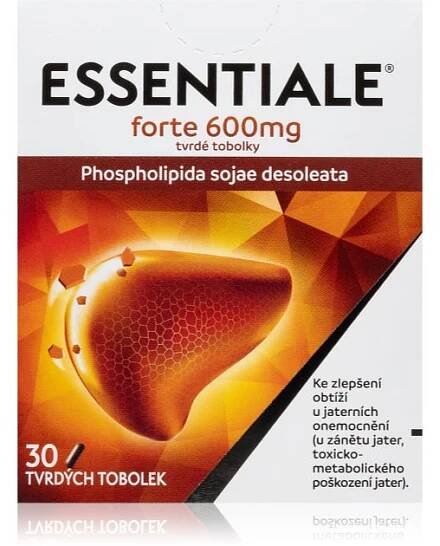 Essentiale Essentiale Forte 600 mg tvrdé tobolky pro podporu funkce jater