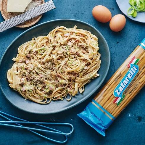 Leek & Pancetta Carbonara