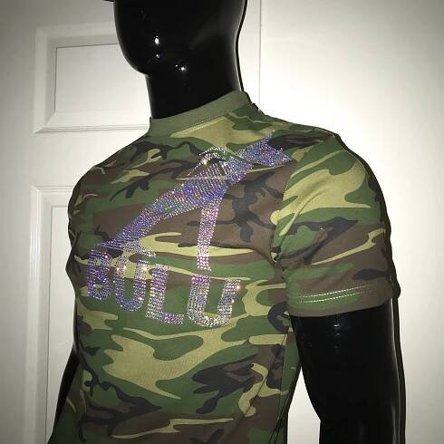 BULU BLING CAMOUFLAGE TSHIRT - Image 3
